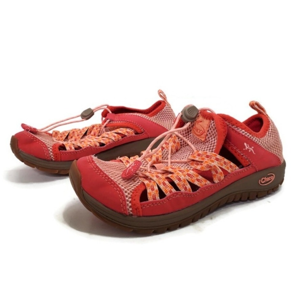 Chaco Kids Youth Size 3 Outcross Outdoor Shoes Fiesta Rose Slip on Water Sports